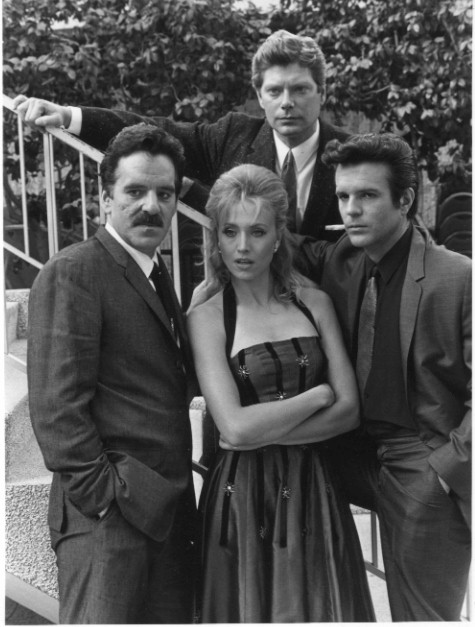 stephen lang young. Left To Right: Dennis Farina, Darlanne Fluegel, Stephen Lang, and Anthony 